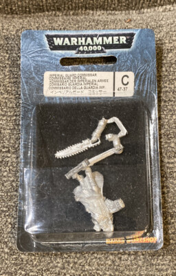 Commissar With Plasma Pistol OOP Warhammer 40K Astra Militarum Metal ...