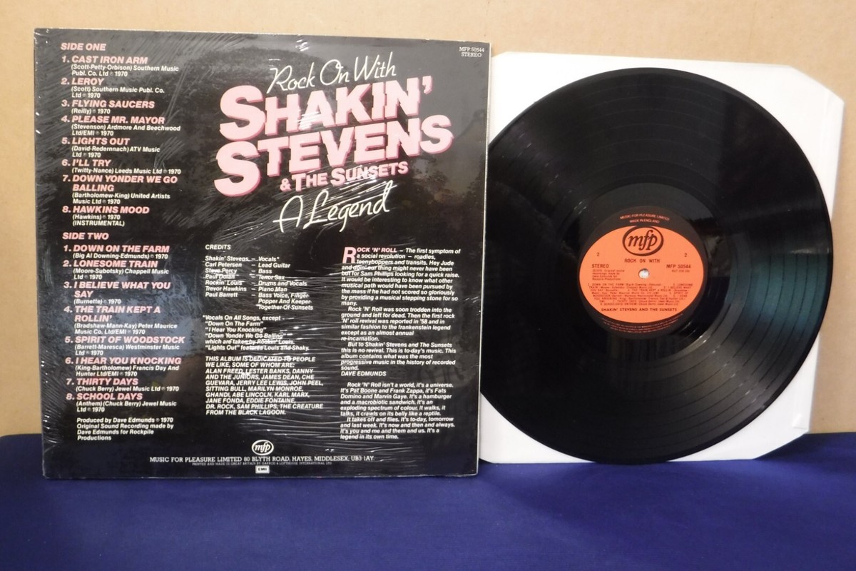 希少］Shakin' Stevens & The Sunsets LPレコード Shakin
