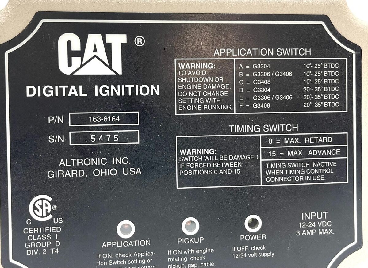 Caterpillar 163-6164 Ignition Electronic Control Module | eBay Caterpillar 163-6164 Ignition Electronic Control Module | eBay