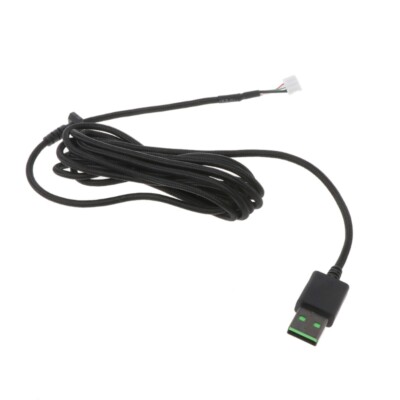 Durable Nylon USB Mouse Cable Replacement Wire For Razer DeathAdder Elite Mouse 
