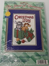 Janlynn Counted Cross Stitch The Spirit Of Christmas Christmas Joy Kit 157-82