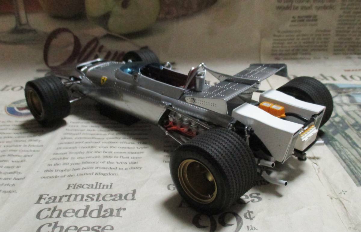 1/18 Exoto 1970 Ferrari 312B Pure Line Aluminum Finish