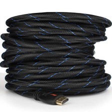 High Speed HD Shielded Cord Long HDMI Cable 66FT for Home Theatre, HDTV, 4K 3D