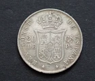 1885 - 20 Centavos Philippines Alfonso XII - Original - Silver KM#149 HK303