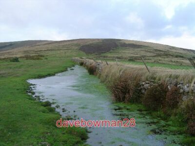 FOTO HAMEL VON OBEN HERAB WEITECOMBE IM MOOR BLICK NACH NORDEN ENTLANG DER