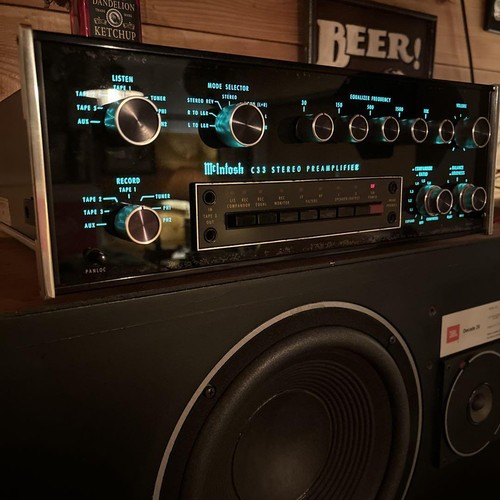 McIntosh C33 Stereo Preamplifier maintained and used from Japan free