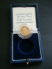 Royal Mint UK GOLD PROOF HALF SOVEREIGN 1983 to 2026 - Choose your year