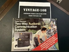 New NOS Realistic Voice-Operated Two-Way Audionic Communication System  21-404