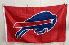 Buffalo Bills Red 3x5 ft Flag Banner Football ● FREE SHIPPING ●