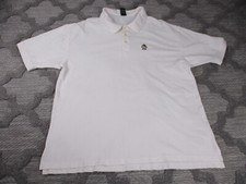 Vintage Warner Brothers Studio Store Polo Shirt White Sz XL Tazmanian Devil Logo