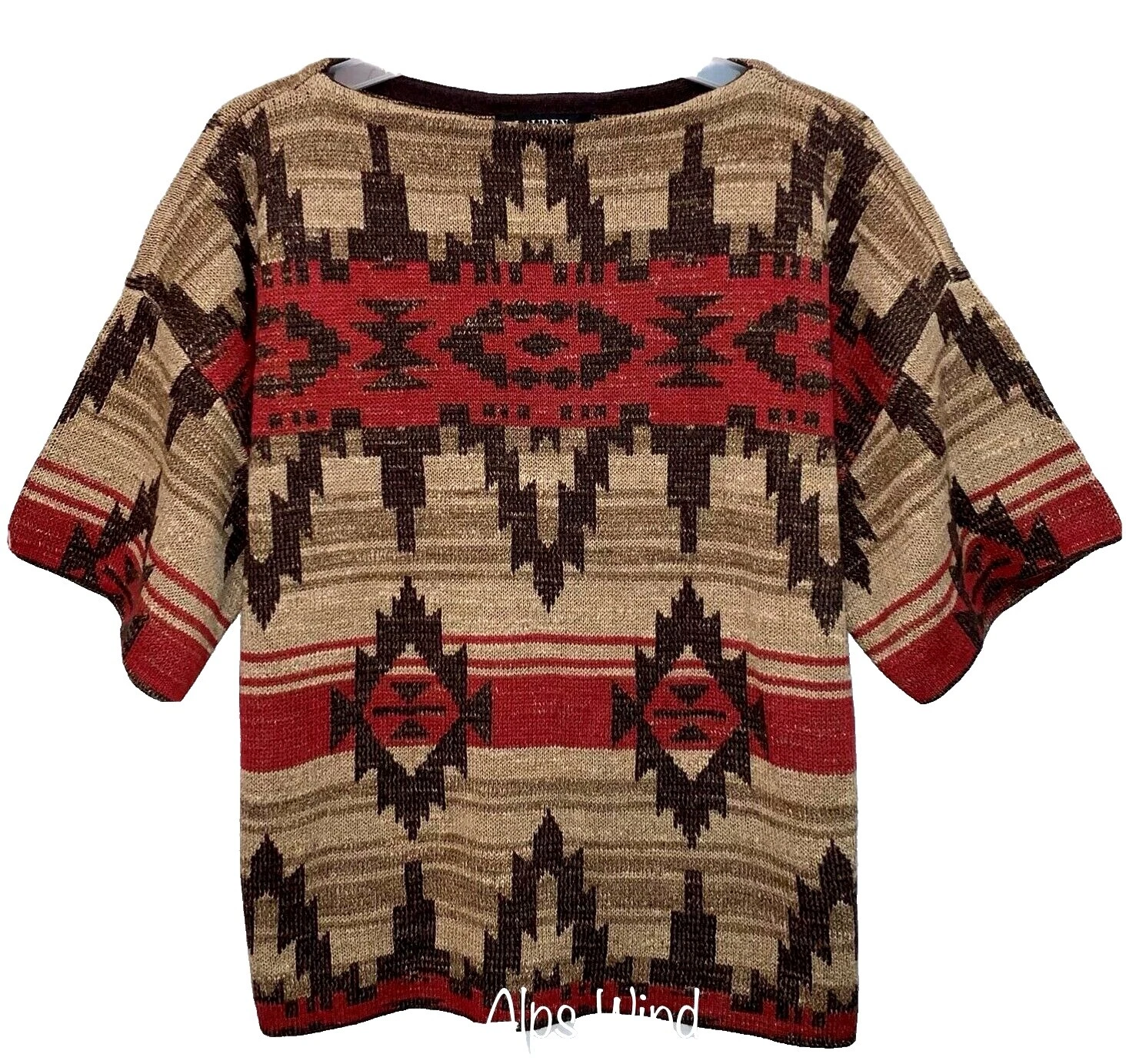 Multicolor Geometric Sweaters for Women