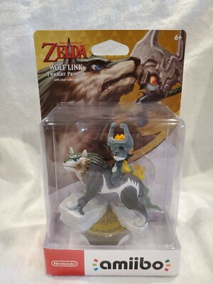 Nintendo Wolf Link Legend of Zelda Twilight Princess Amiibo Wii U BRAND NEW