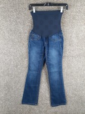 Jessica Simpson Maternity Bootcut Jeans Womens PXS Blue Denim Stretch Casual