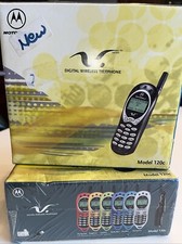 NEW LOT OF 2 MOTOROLA V-Series Digital Wireless Cellular Phone Model 120c SEALED