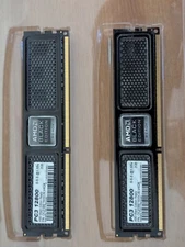 AMD black PC3 12800