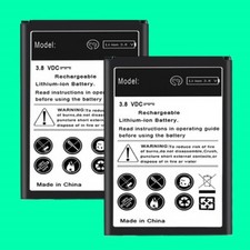 High Power 2x 1350mAh Substitutable Li ion Battery f Alcatel One Touch A382G USA