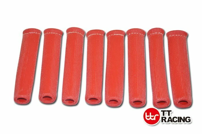 6" Spark Plug Wire Boots Heat Protector Sleeve Shield Insul-boots 8 cyl Green — 第 2/4 张图片