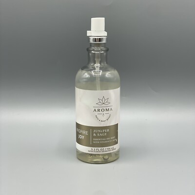Bath and Body Works Aroma INSPIRE JOY Juniper & Sage Oil Mist 5.3 fl oz RETIRED