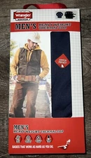 Wrangler ~ Thermal Top Shirt Base Layer Long John Navy Blue Waffle Polyester ~ M