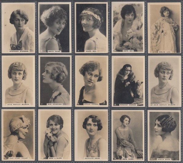 mint cigarette cards CIGARETTE CARDS PART SET HIGNET, BEAUTIES (CHESS) (SET 2) 1927 (ID:EB122)