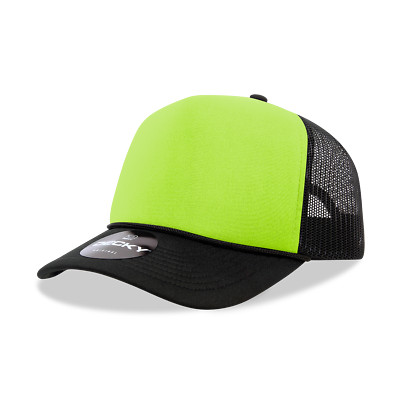 2/3/5/10 Pack Of Decky Unisex 5 Panel Structured Two Tone Foam Trucker Cap - 220