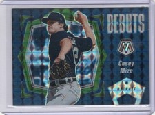 2021 Panini Mosaic Debuts Green Prizm #PD13 Casey Mize Detroit Tigers