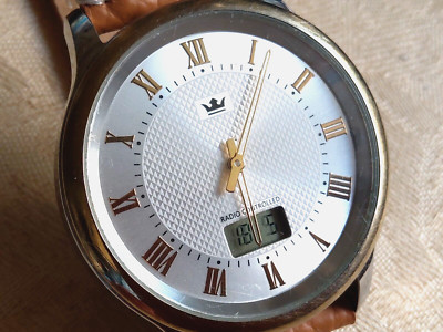 Chrono UNICHRON Quartz Radio controlled (Germany), bicolor 40mm, TOP ZUSTAND