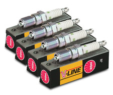 4x NGK ZÜNDKERZE CITROEN FIAT PEUGEOT LFR5B V-LINE -46 92297