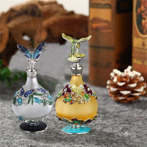1pc Hummingbird/Butterfly Empty Perfume Bottle Essential Oil Cosmetic Container - Picture 1 of 17