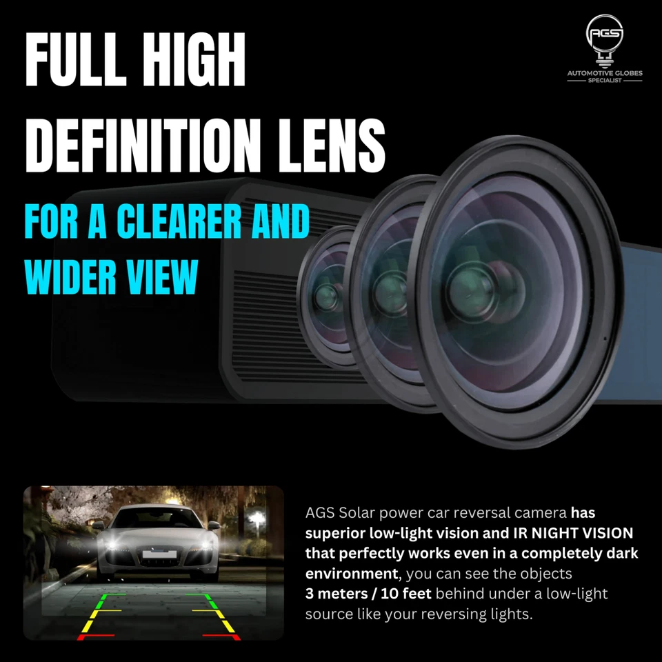 Wireless DIY Car Reverse Camera (Solar Powered) for Australia plates - Image 3 of 4