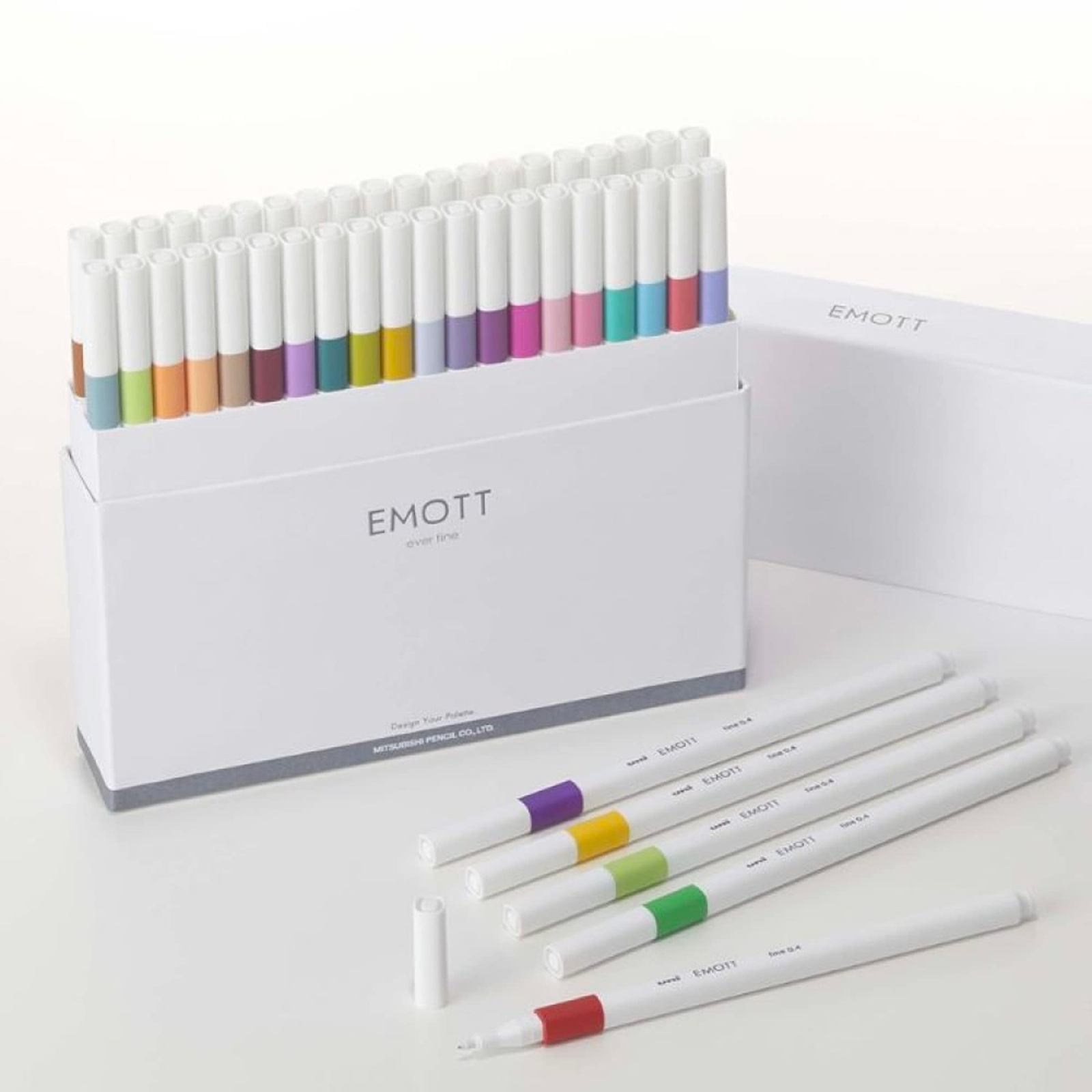 Mitsubishi pencil Base D'Acqua Penna Emott 40 Colori PEMSY40C Disegno Giappone