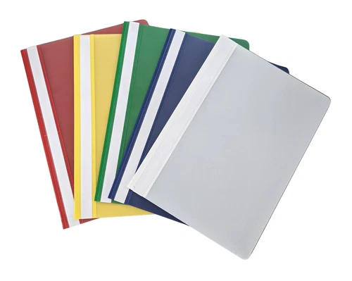 25x Pp Chemise Classeur A4 en Plastique Schulhefter Couleurs Assorties PVC Libre