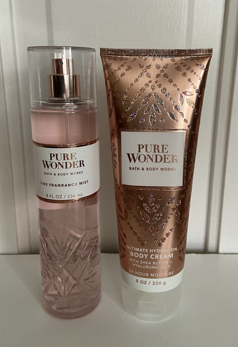 ☆BBW☆ Pure Wonder ミスト & ボディクリーム 2 Bath & Body Works PURE WONDER Fragrance Mist & Body Cream