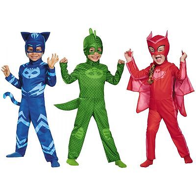 Disfraz PJ Máscaras Catboy Gekko Owlette Clásico Niños Pequeños Disfraz de  Halloween | eBay