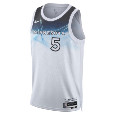 Anthony Edwards Minnesota Timberwolves Nike City Edition Swingman