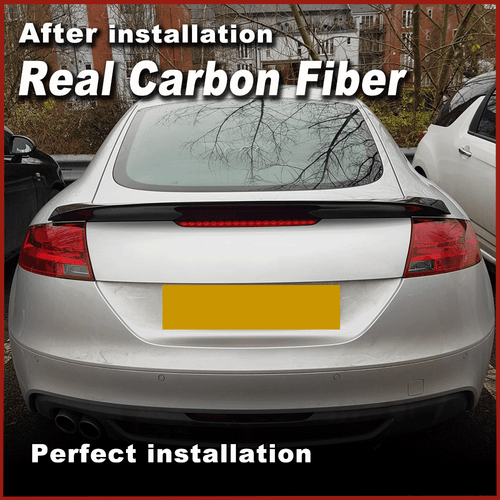 Carbon Spoiler Heckspoiler Abrisskante Lippe für AUDI 8J TT TTS MK2 08-14 Ansatz - Picture 9 of 14