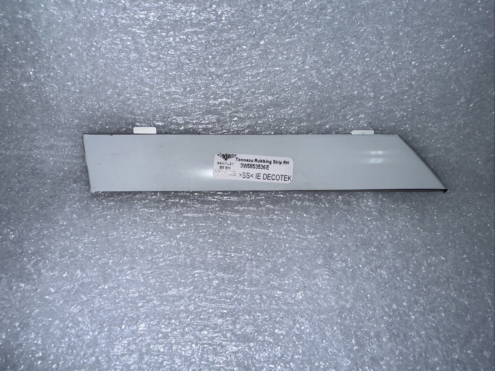 2006-2012 Bentley Continental Flying Spur Rear Right 1/4 Panel Chrome Molding OE
