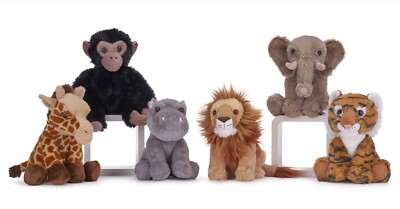 ''Neu 12''/30CM Öko Erde Out of Africa Stofftier - 6 verschiedene Designs''