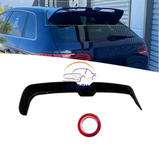Fit for Audi A3 Sline/S3 Hatchback 2014-2020 Gloss Black Rear Roof Spoiler Wing