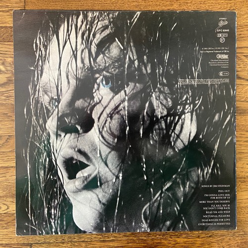 Meat Loaf Dead Ringer LP Record Vinyl Album 1981 VG+/VG+ Rock