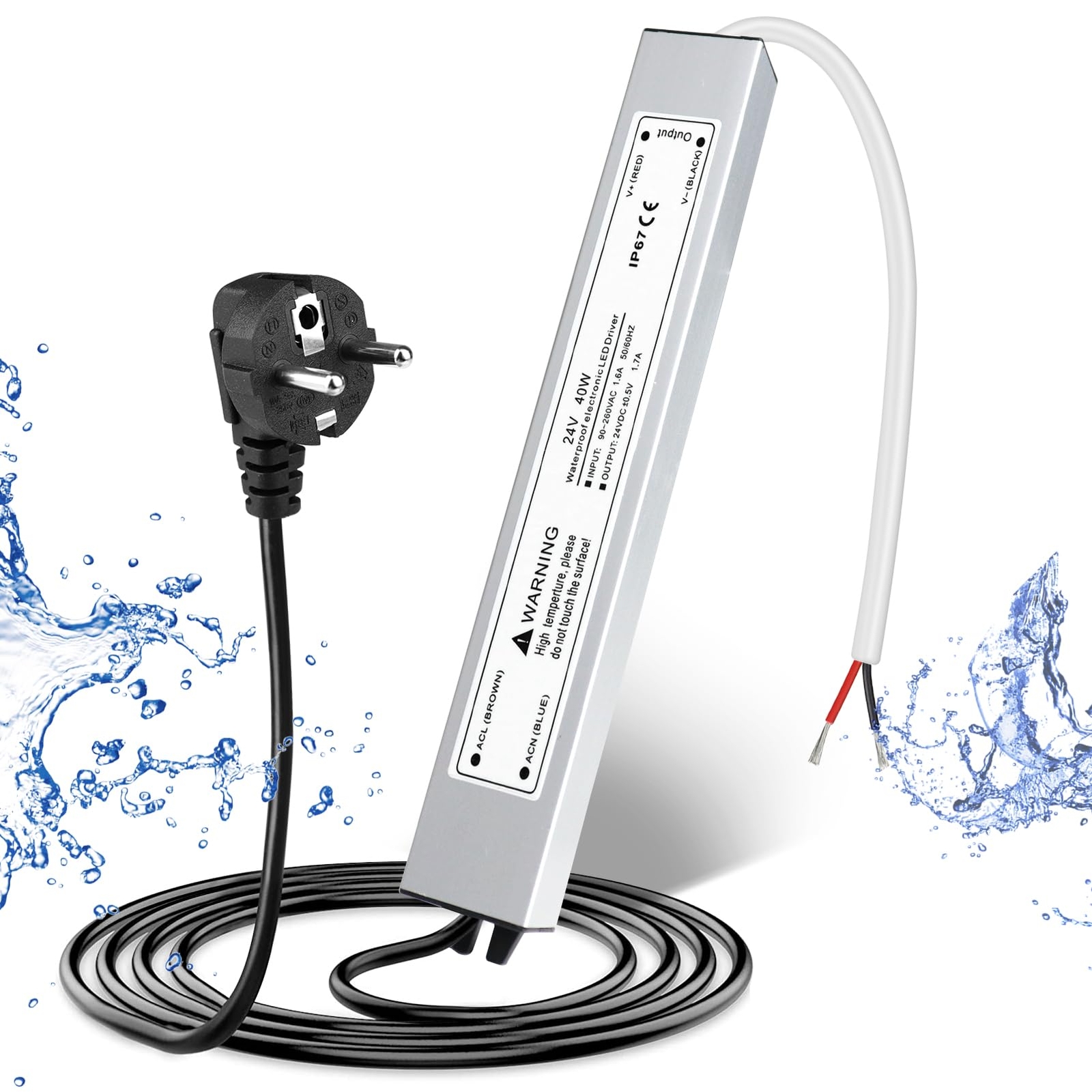 Alimentatore Esterno LED 24V 40W IP67 - Sicurezza e Durata per le tue Luci