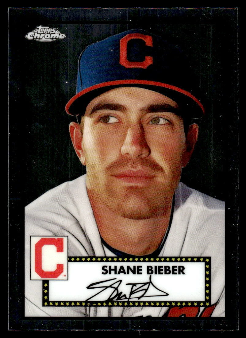 Shane Bieber trading card