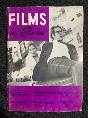 1972 May FILMS IN REVIEW Magazine VG/FN 5.0 Ryan O'Neal in What's Up Doc?