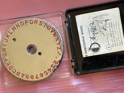 Vintage Early DYMO TAPEWRITER Label Maker Metal **Look at