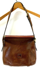 Borsa a mano Dooney & Bourke fiorentina Vacchetta Laurel Hobo in pelle marrone
