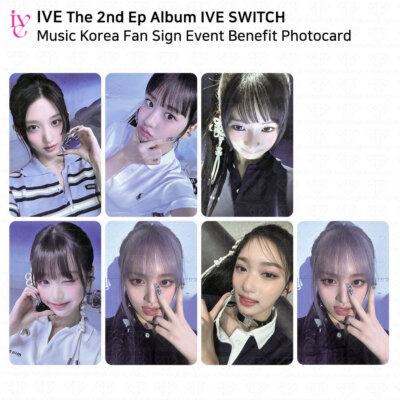 Fan Sign I've IVE 2nd EP Album IVE SWITCH Music Korea Fan Sign Event Photocard ...