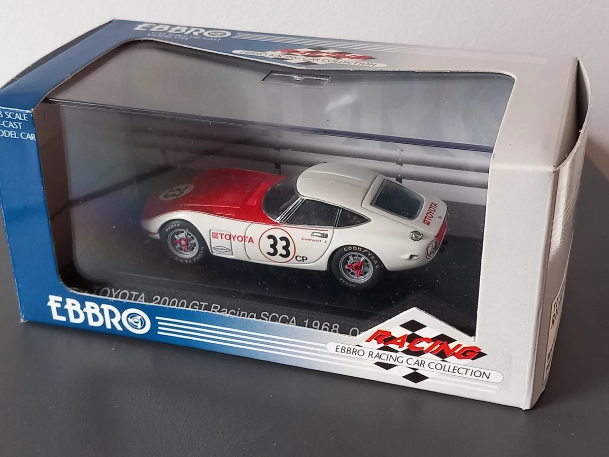 Miniature EBBRO 1/43 – Toyota 7 N°3, Japan GP 1968 – Édition Collector
