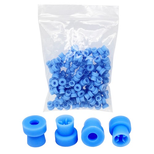 100 pièces gobelets prophétiques jetables dentaires palmés type snap-on tasse de polissage simple