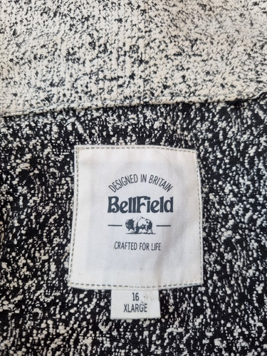 BELLFIELD Blazer Jacket Size XL UK 16 Coat Grey Black Fleck Relaxed Fit B Sultan - Picture 9 of 10