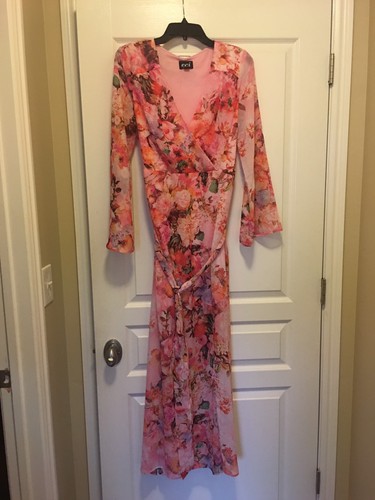 ECI New York Multi-color Long Sleeve Dress, US women size 10 - Picture 2 of 6